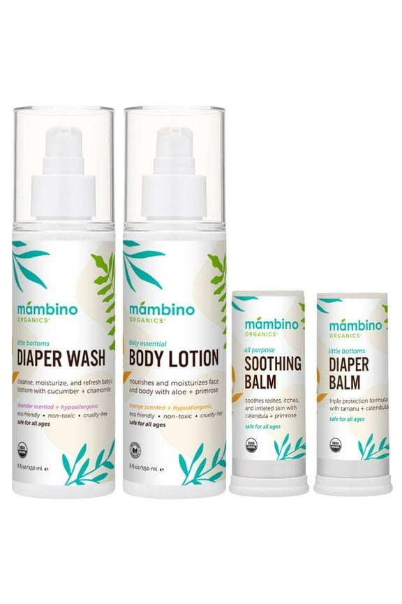 Baby Arrival Essential Care Gift Set  All Natural 4pc Set with Newborn Must Have - Gift for New Moms