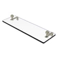 thumbnail image 1 of Mambo Collection Glass Vanity Shelf with Beveled Edges - Polished Nickel / 16 Inch, 1 of 2