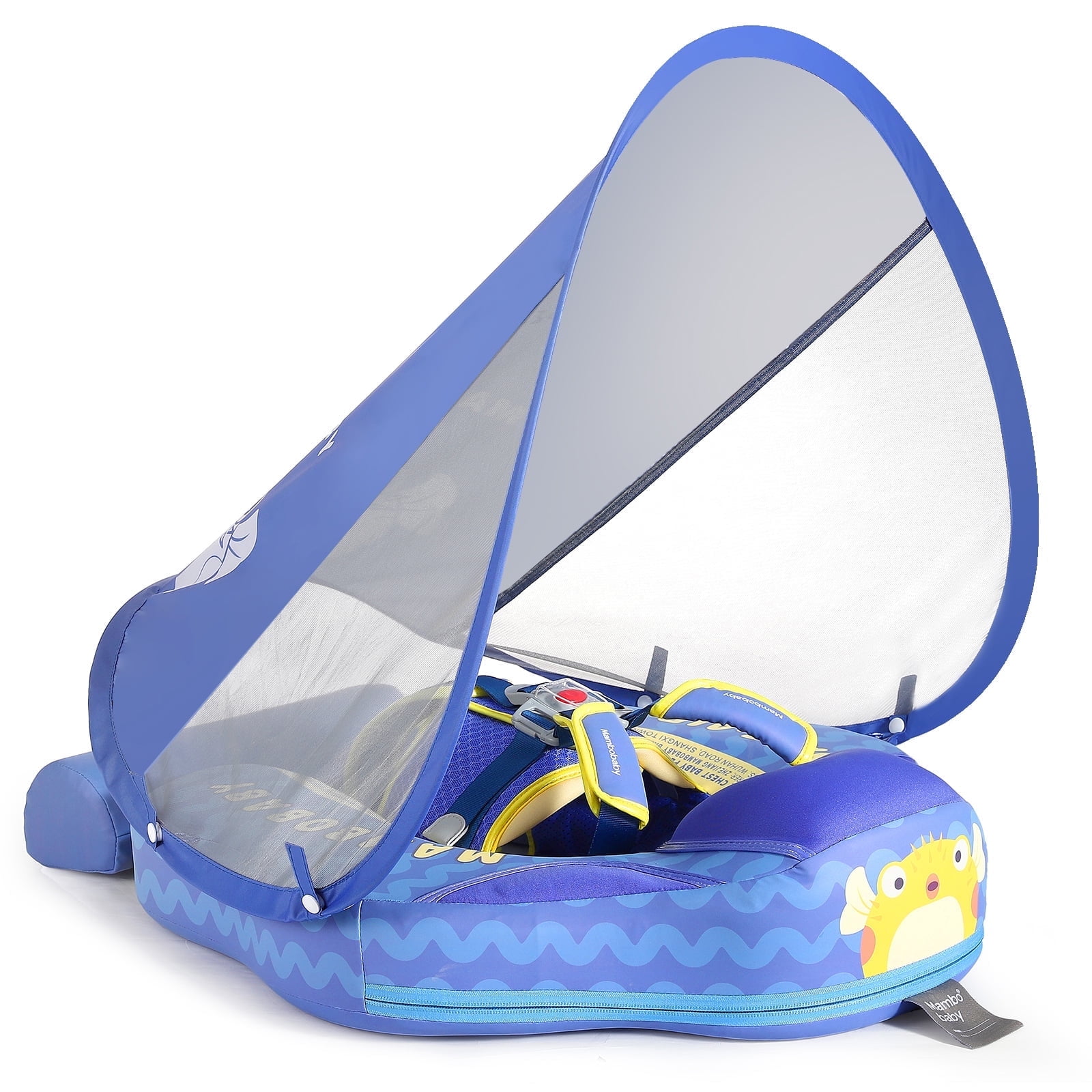 Non Inflatable Baby Pool Float Mambobaby Float Add Tail No Flip Over Non-Inflatable Baby Swim Float ...