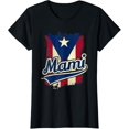 thumbnail image 1 of Mami Puerto Rico Flag Camisa Para Mujer Latina Women T-Shirt, 1 of 3