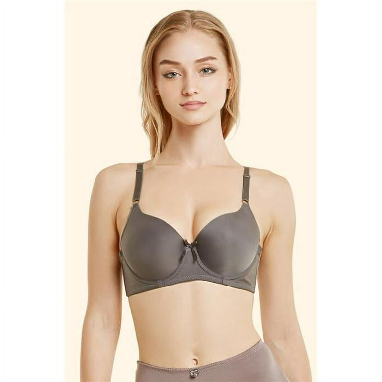 Mamia & Sofra IN-BR4180P-36C Solid Bra - Size 36C - Pack of 6