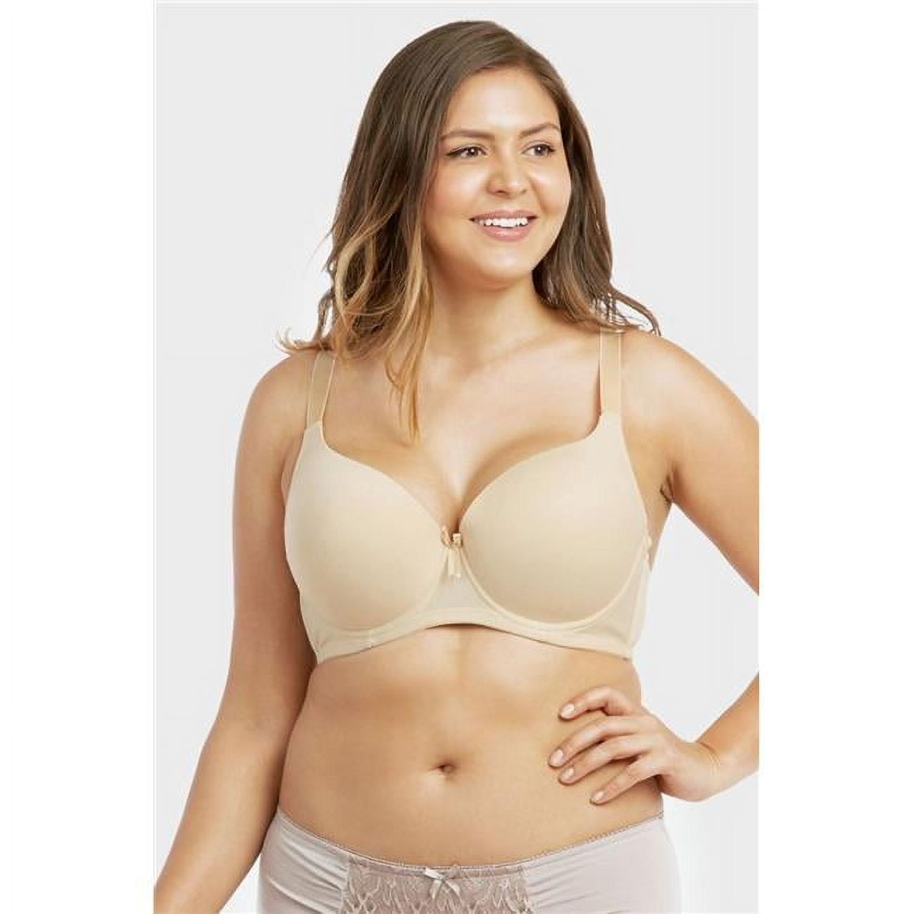 Mamia & Sofra IN-BR4207PD-38D D CupFull Coverage Bra - Size 38 - Pack of 6