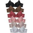 thumbnail image 1 of Mamia Women's Basic Lace Bras, Pack of 6 - 4441L, 32B, 1 of 2