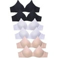 thumbnail image 1 of Mamia Women's Basic Plain Bras, Pack of 6 Nowire 480PN1, 36A, 1 of 1