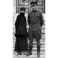 thumbnail image 1 of Mamie Eisenhower And Dwight Eisenhower. They Are On The Front Steps Of St. Louis Hall History, 1 of 2