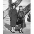 thumbnail image 1 of Mamie Eisenhower And Jacqueline Kennedy After The Future First Lady'S Tour Of The White House. Mrs. Kennedy First, 1 of 2