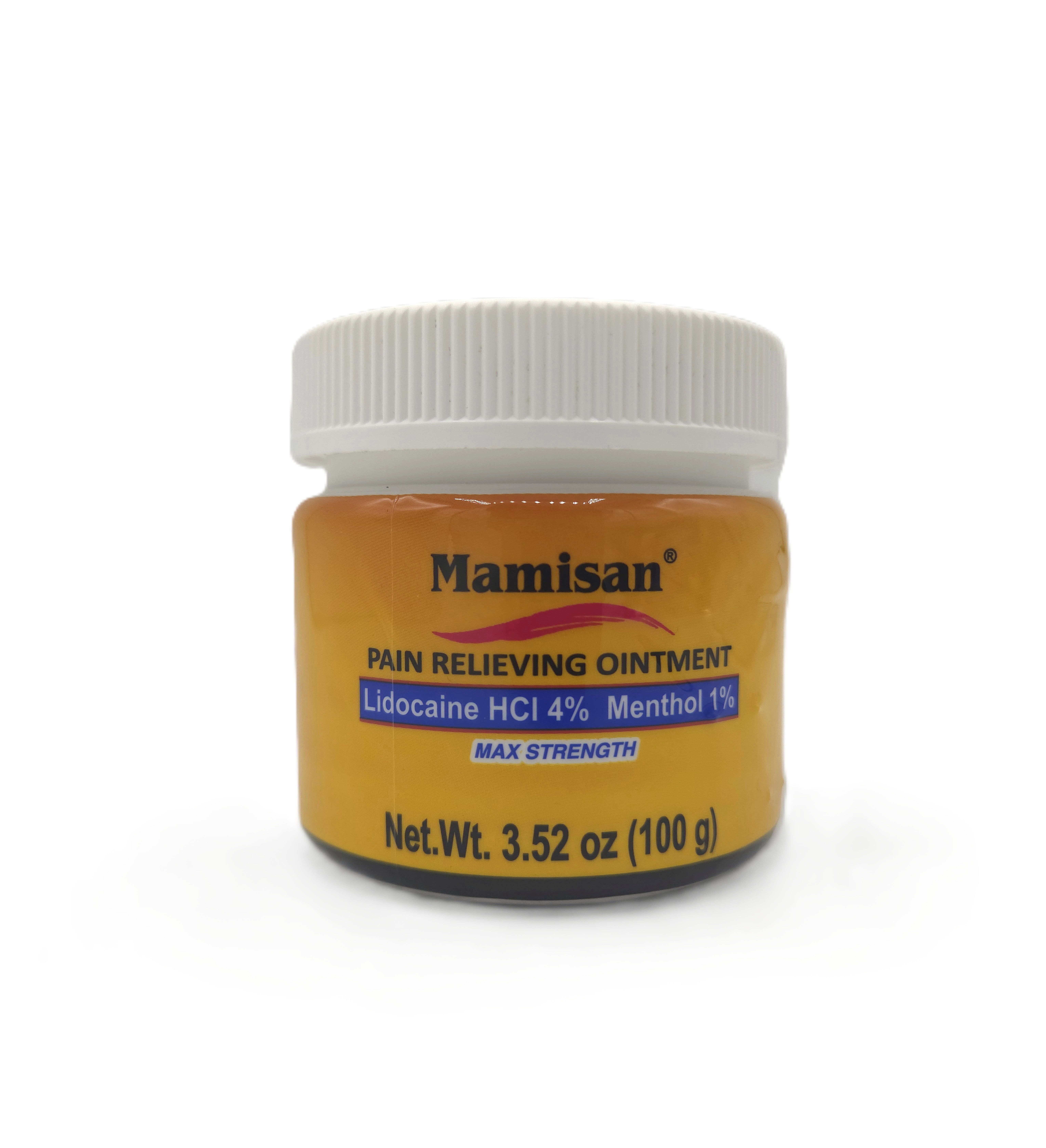 Mamisan Lidocaine Pain Relief Ointment, 3.52 oz, 100g