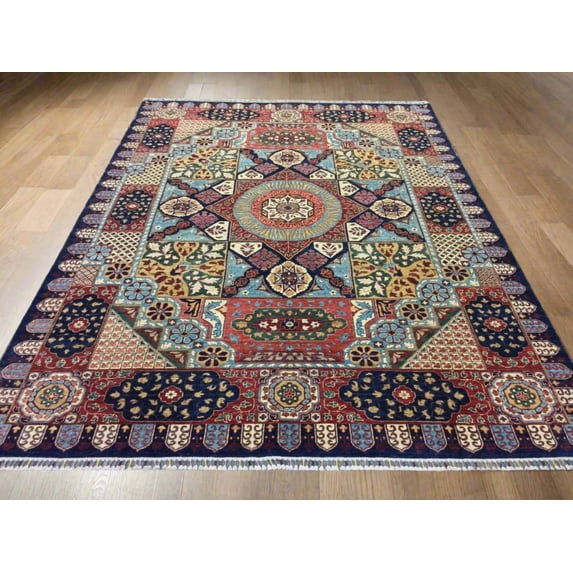 Mamluk 9X12 Multicolor handmade Wool Rug # 11363