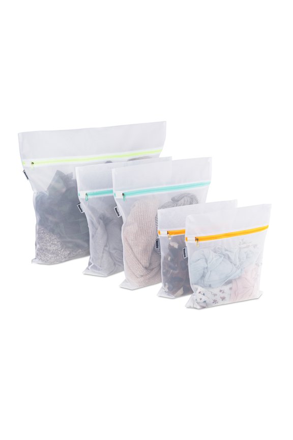 Mesh Laundry Bag for Delicates, Wash Bag for Underwear and Lingerie, (1 Large, 2 Medium, 2 Small)