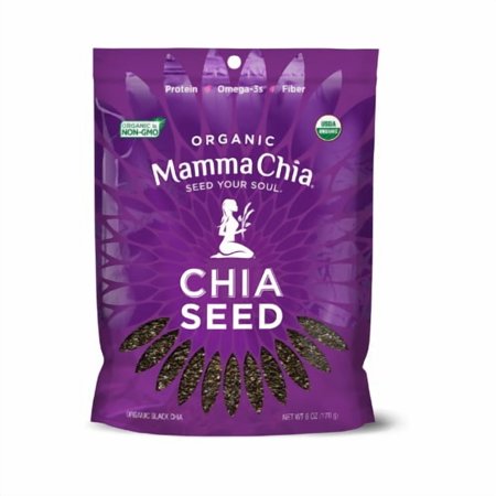 (Price/case)Mamma Chia Organic Black Seeds - Case of 8 - 6 oz.