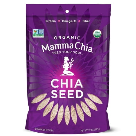 (Pack Of 4) Mammachia Seed Chia White Organic 12 Oz