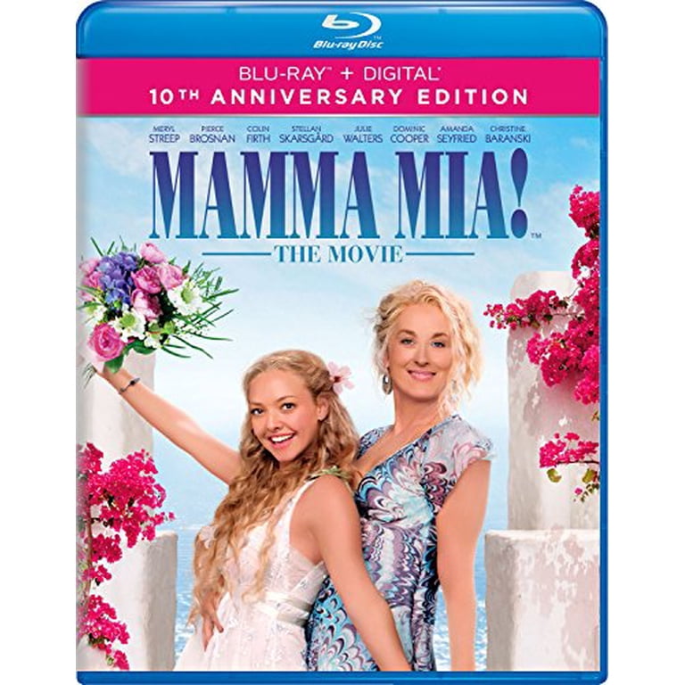 ママ-ミア Mamma Mia! (10th Anniversary Edition) [Blu-ray] - Walmart.com