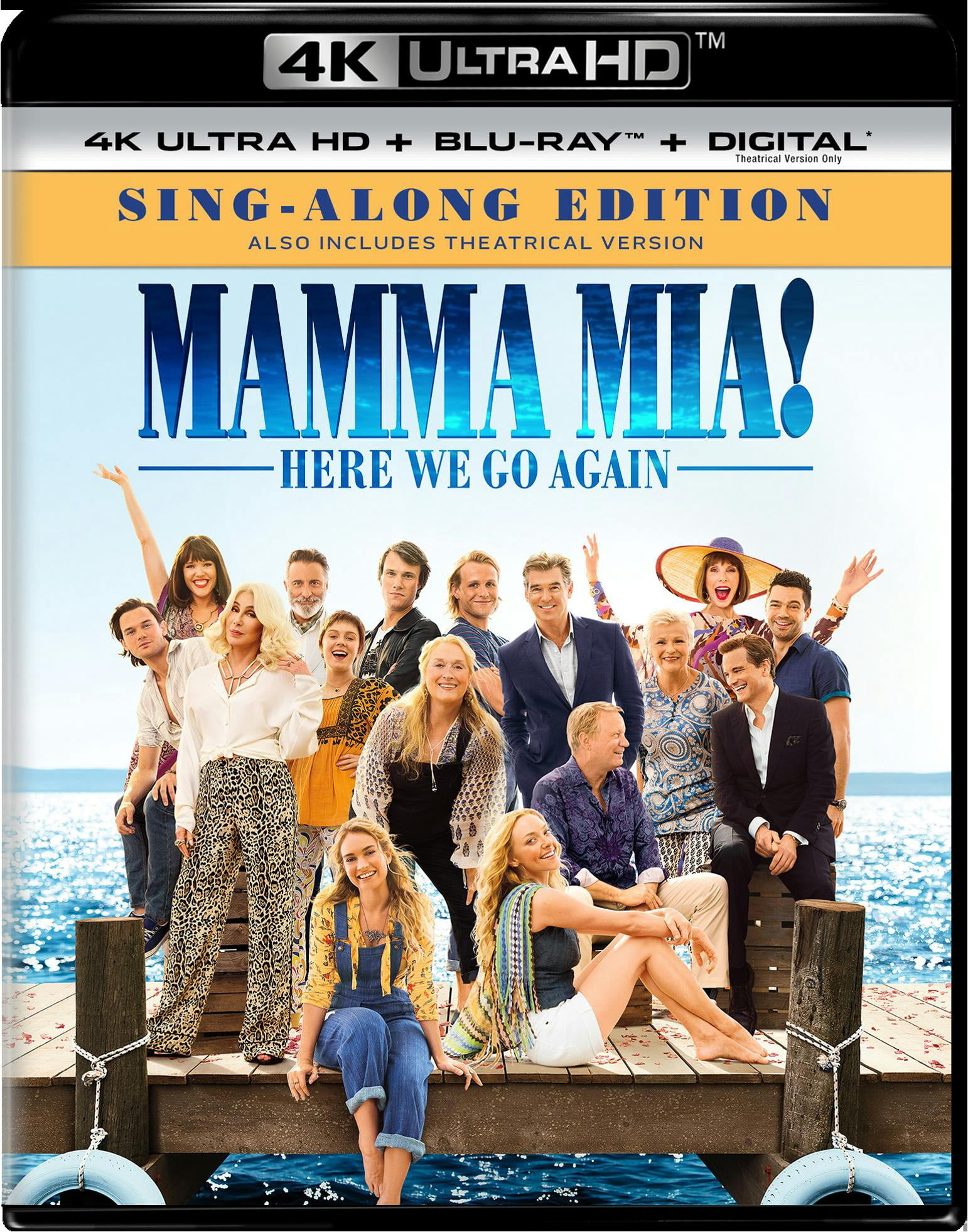 ミュージック Blu-ray Mamma Mia! Here We Go Again (4K Ultra HD (Sing-Along Edition