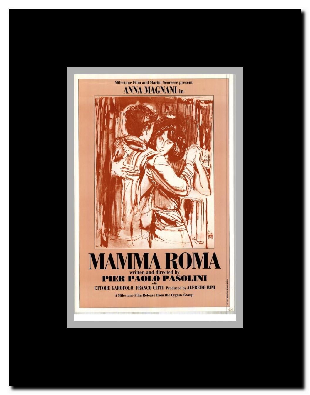 Mamma Roma Framed Movie Poster