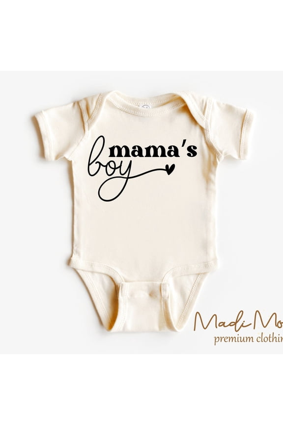 Mamma'S Boy Baby Onesie, Cute Mommy'S Boy Kids Shirt Cute Baby Onesie, BABY BODYSUIT LAT 4424