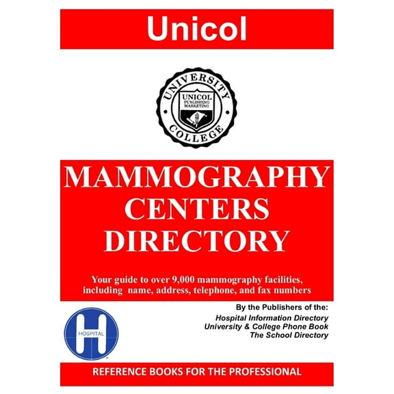 Mammography Centers Directory, 2026 Edition, (Paperback)