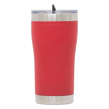 Mammoth 20 Ounce Stainless Steel Insulated Tumbler with Lid, Red