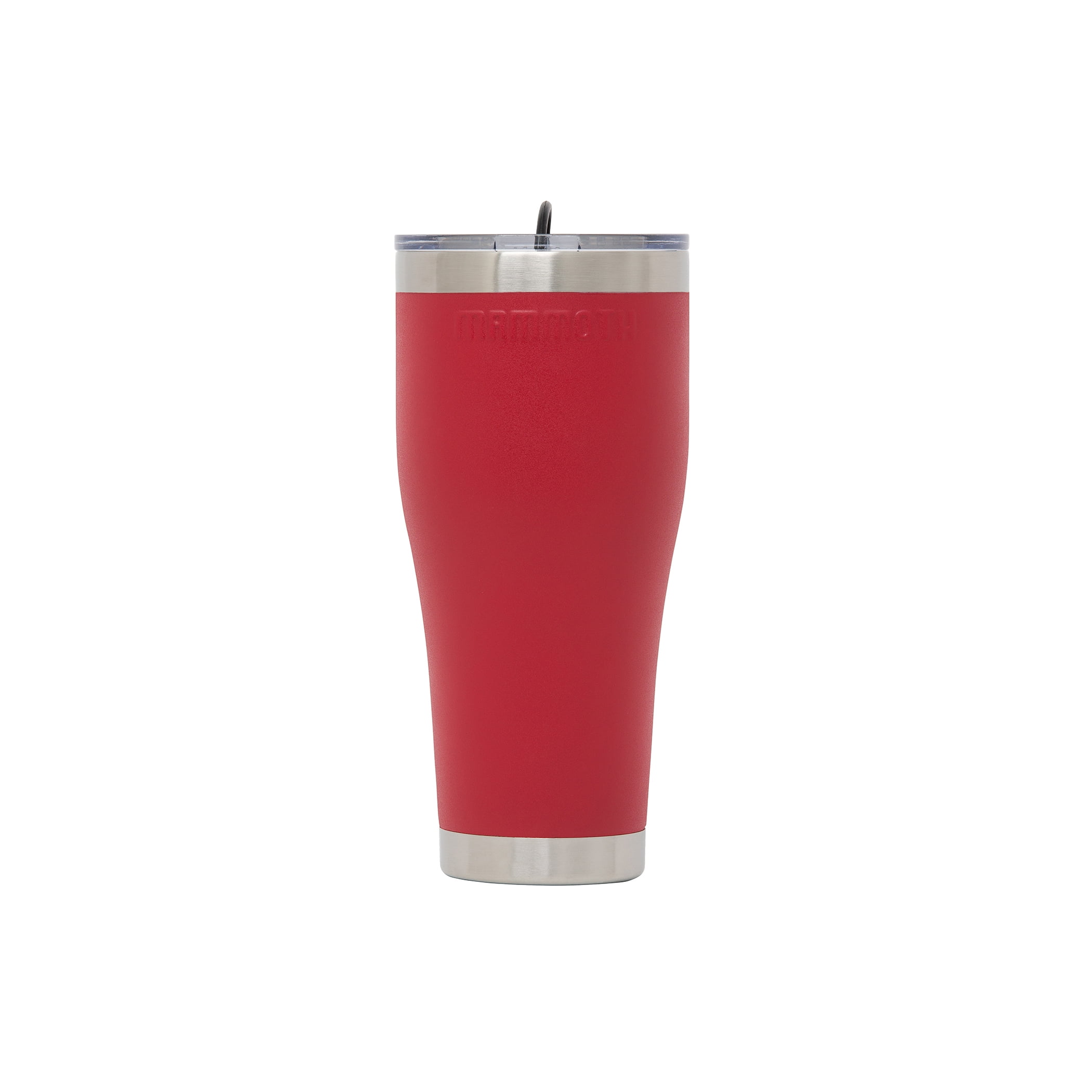 Mammoth 30ounce Stainless Steel Insulated Travel Cup with Lid, Red