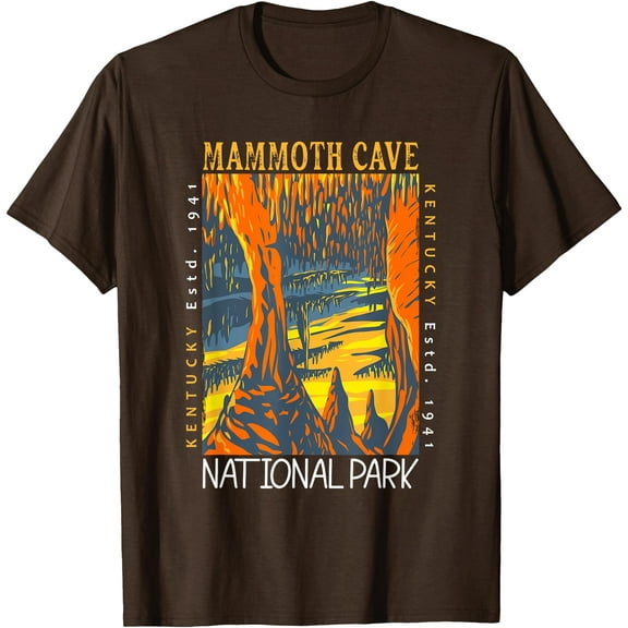 Mammoth Cave National Park Kentucky Distressed Vintage Unisex T-Shirt for Men Women Kids Toddler