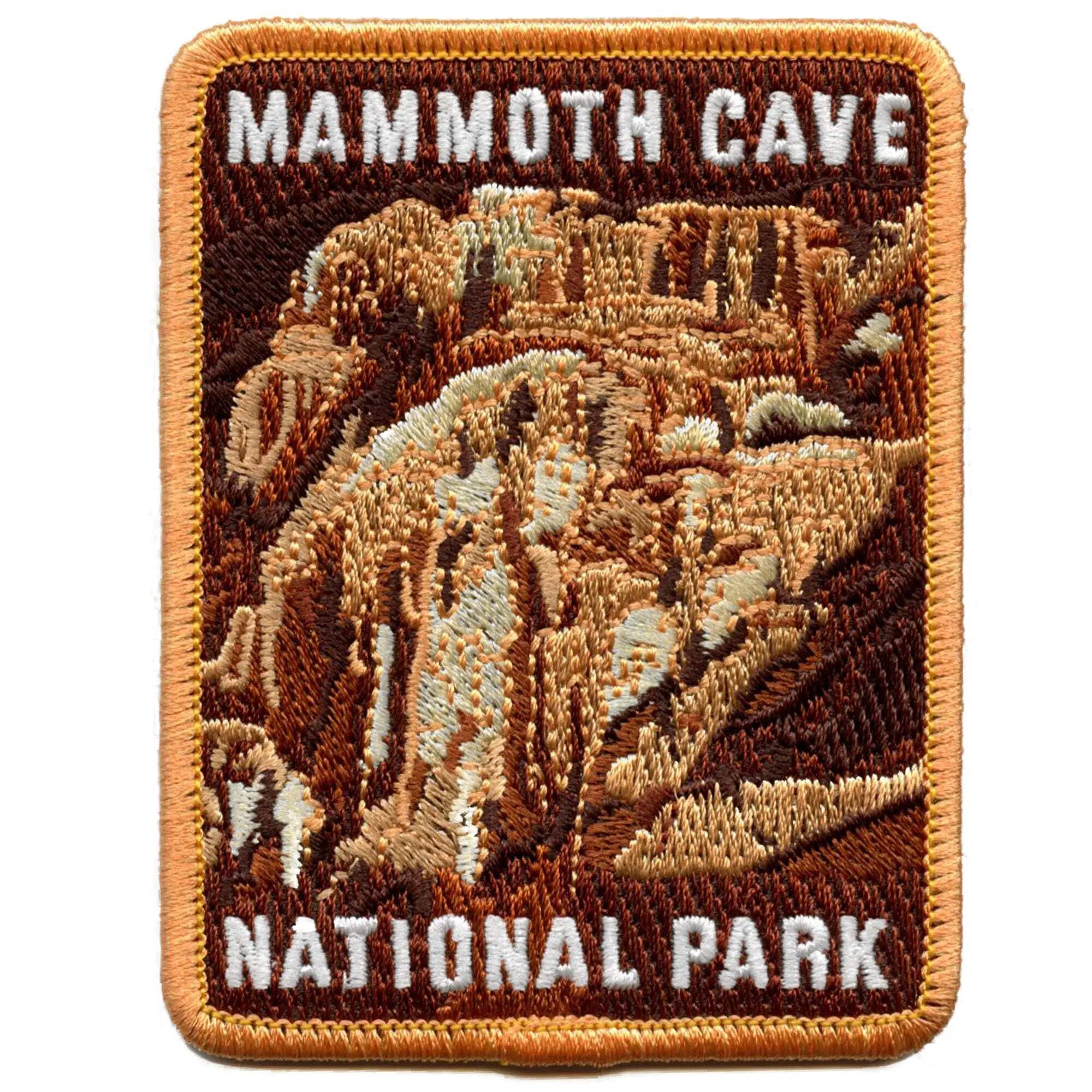 Mammoth Cave National Park Patch Kentucky Travel Embroidered Iron On ...