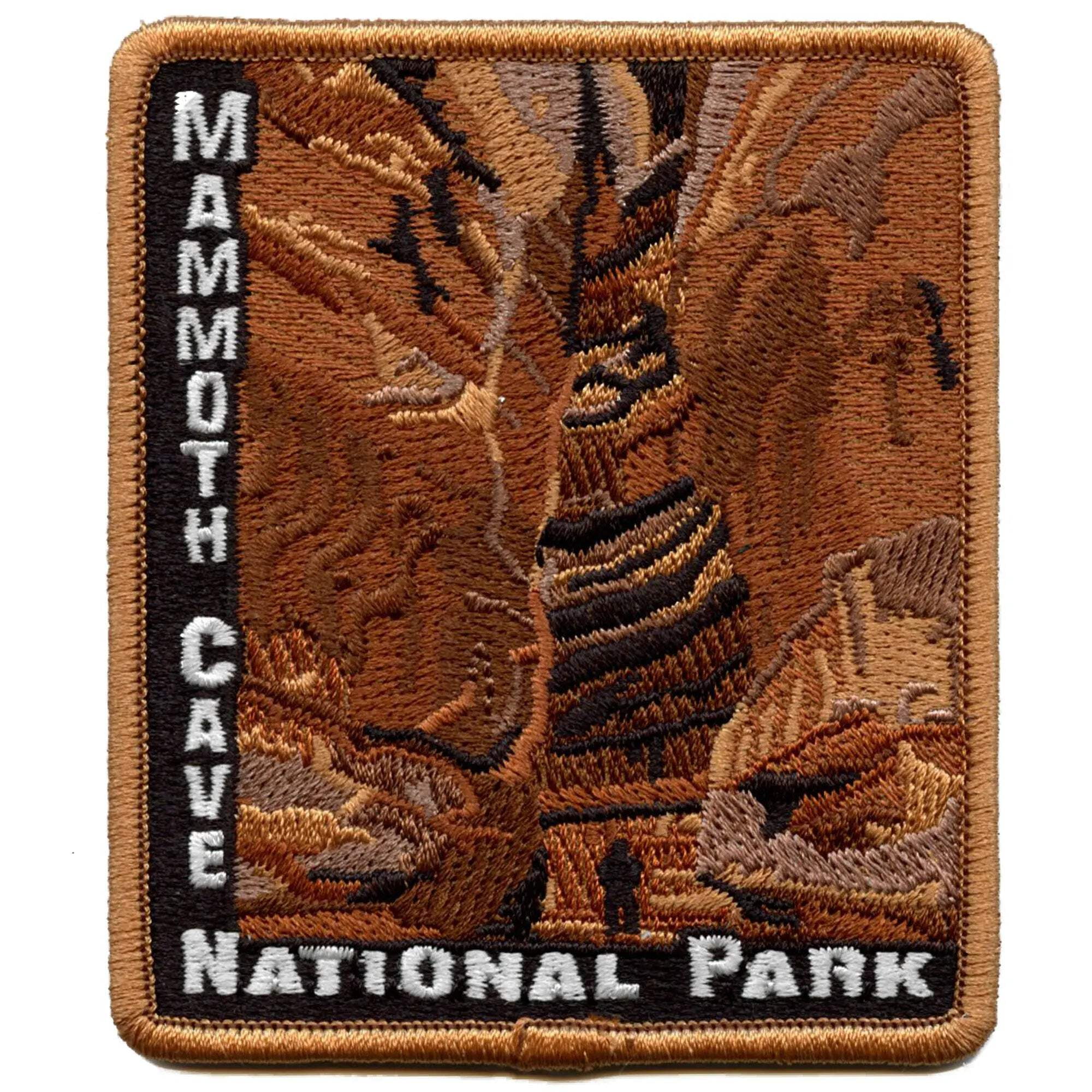 Mammoth Cave View Patch Kentucky National Park Embroidered Iron On ...