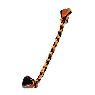 Mammoth Cottonblend 2 Knot Tug Rope Dog Toy, Colossal, 42", Assorted Colors