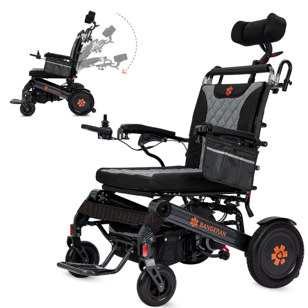 Mammoth EX Lightweight Motorized Folding Electric Wheelchair for