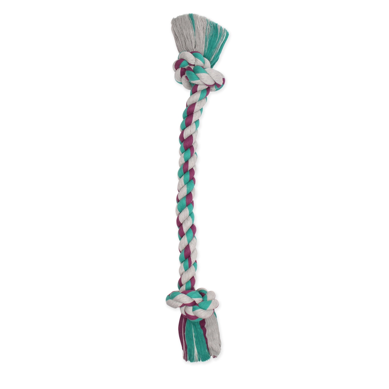 Mammoth Flossy Chews Cottonblend 2 Knot Rope Tug, Mammoth, 48 ...