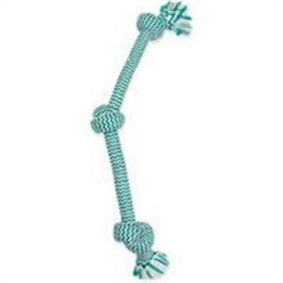 Mammoth Flossy Chews EXTRA FRESH Cottonblend 3 Knot Tug Rope Dog Toy, Large, 25"