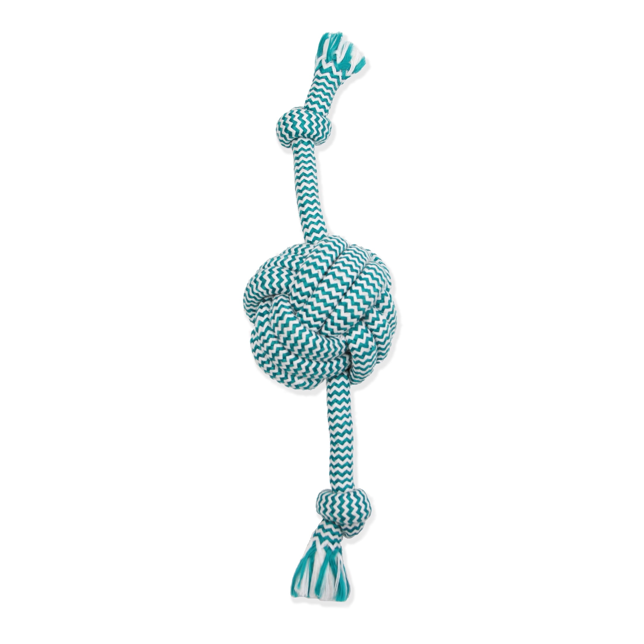 Mammoth Flossy Chews Extra Fresh Monkey Fist Rope Ball Dog Toy, Large, 18"