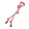 thumbnail image 1 of Mammoth Flossy Chews Extra Twin Dog Tug Toy with Handle, Large, 24", 1 of 6