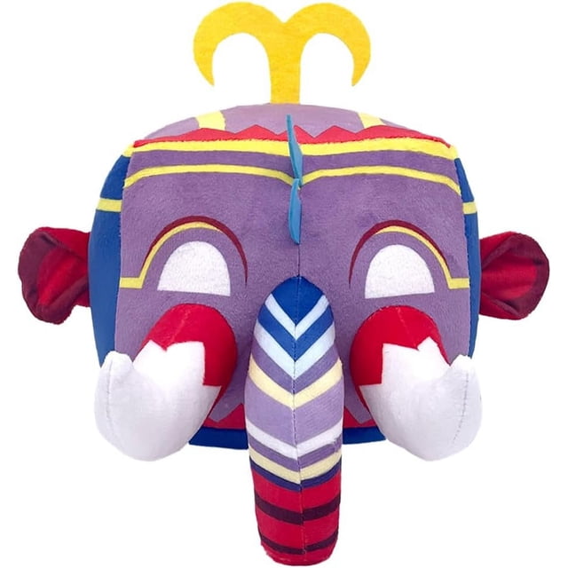 Frute Blocks Mammoth Fruit Plush, Blox Fruits Game Square Block Stuffed Plush Toy ...