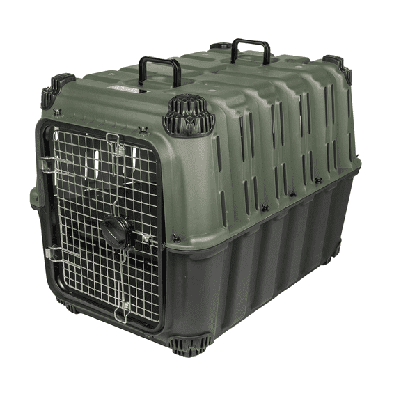 Mammoth Guardian Strong and Durable 36 inch Plastic Dog Kennel, Green