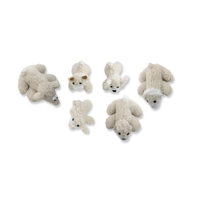 Mammoth Pet Products 746772700136 Lambswool Plush Assorted Dog Toys, 36 Piece