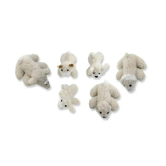 Mammoth Pet Products 746772700136 Lambswool Plush Assorted Dog Toys, 36 Piece