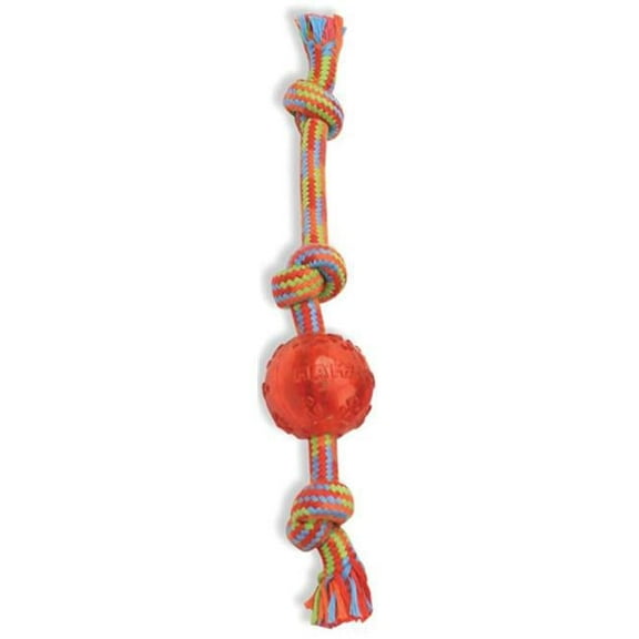 Mammoth Pet Products Braidys Tug with TPR Ball Dog Toy