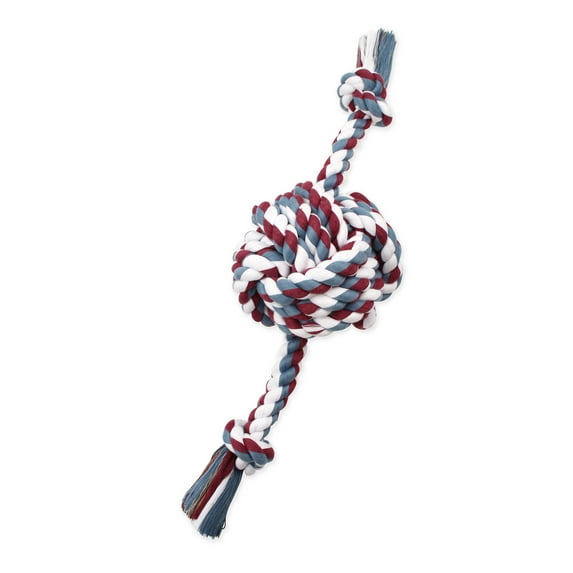 Mammoth Pet Products Colossal 25" Color Monkey Fist Ball Dog Toy with Rope Ends