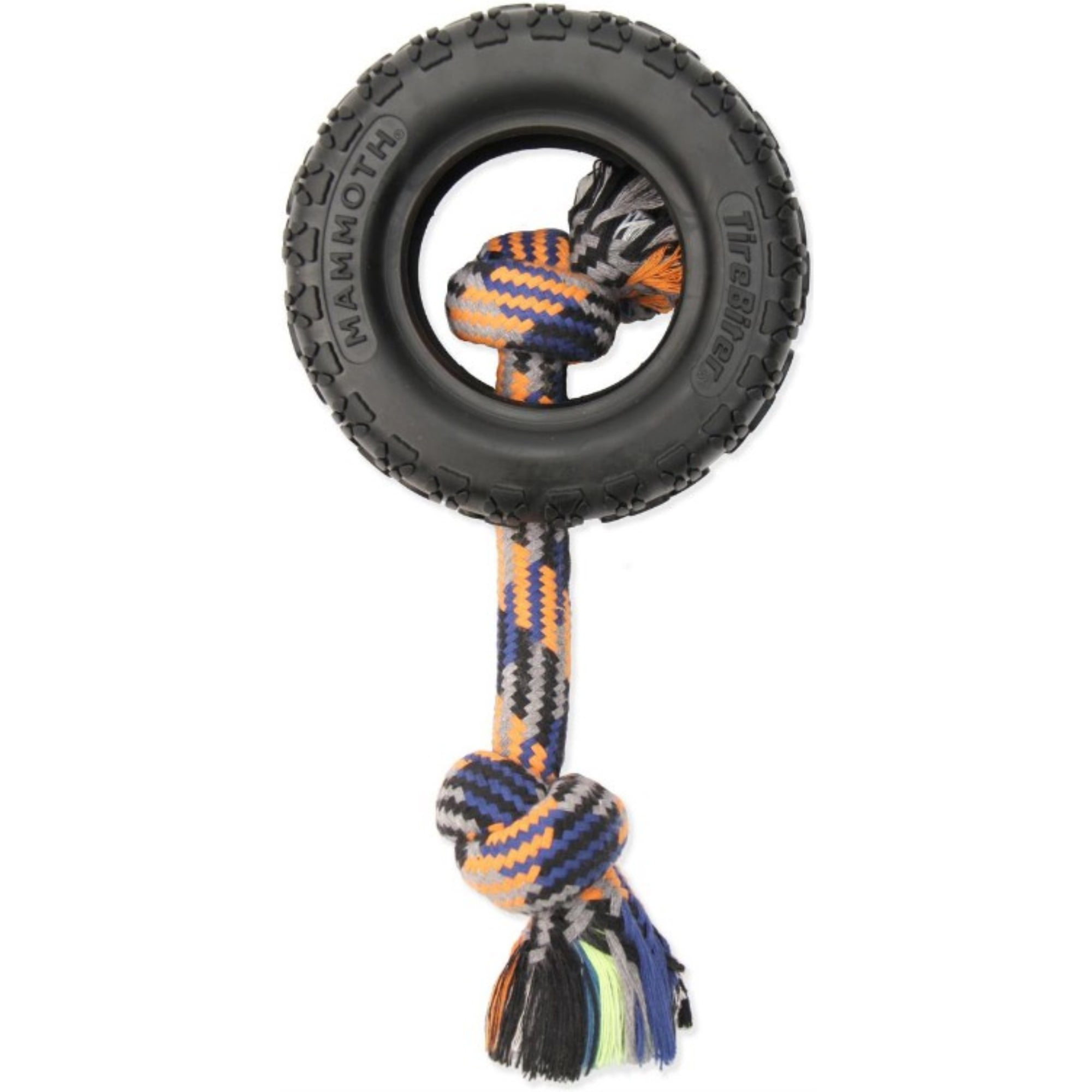 Mammoth Pet Tire Biter II Dog Toy with Rope