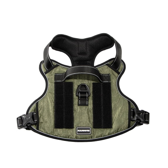 Mammoth Reflective Utility Dog Waking Harness, Green, Medium