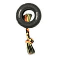 Mammoth TireBiter Original Rubber Dog Toy with Cottonblend Assorted