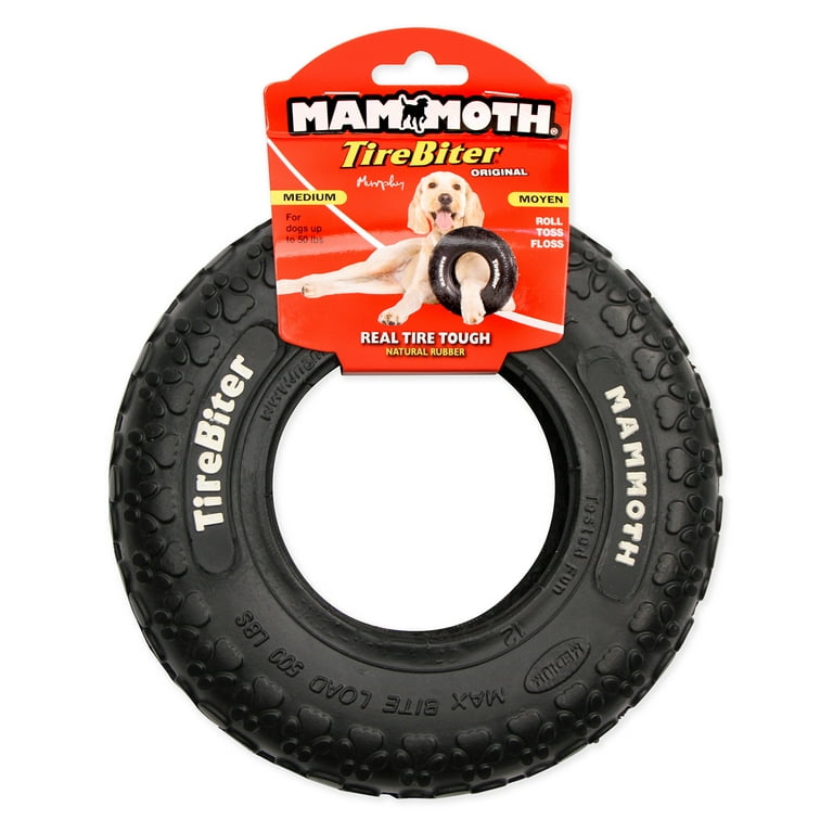 Mammoth Tirebiter Rubber Tire Dog Toy