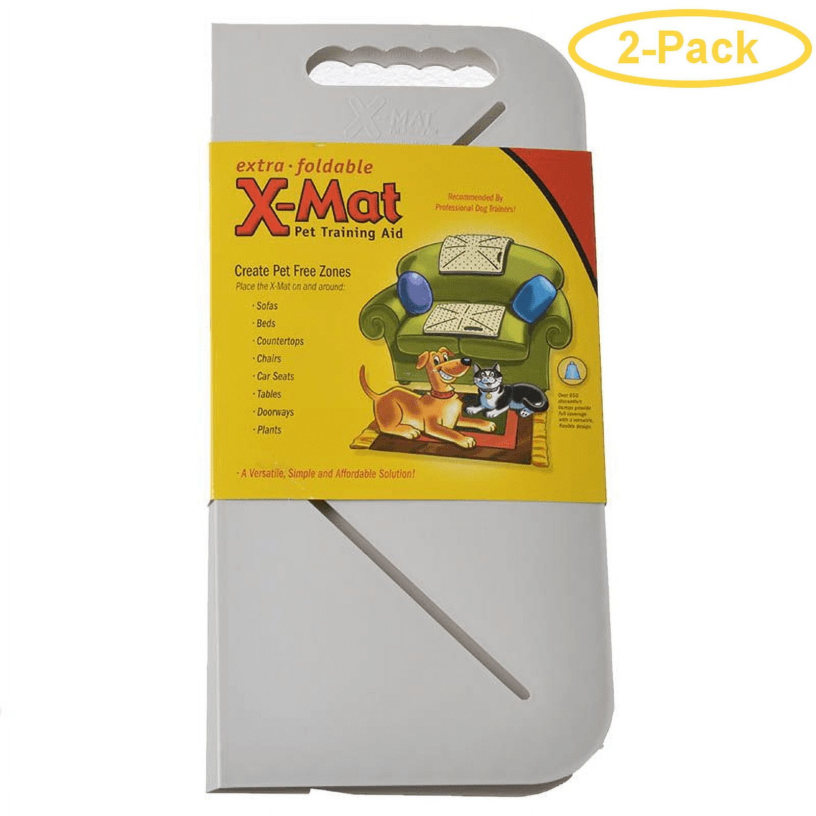 Mammoth XMat Extra Foldable Pet Training Aid 18L x 18W x .5H Pack of 2