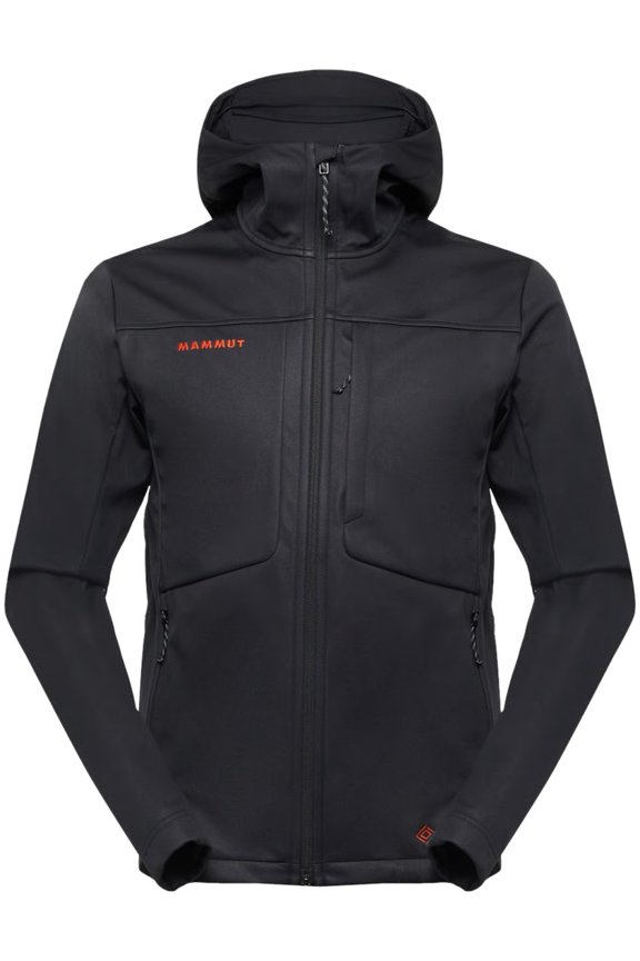 Fitted Hooded Jacket With Zippered Pockets (Men's)