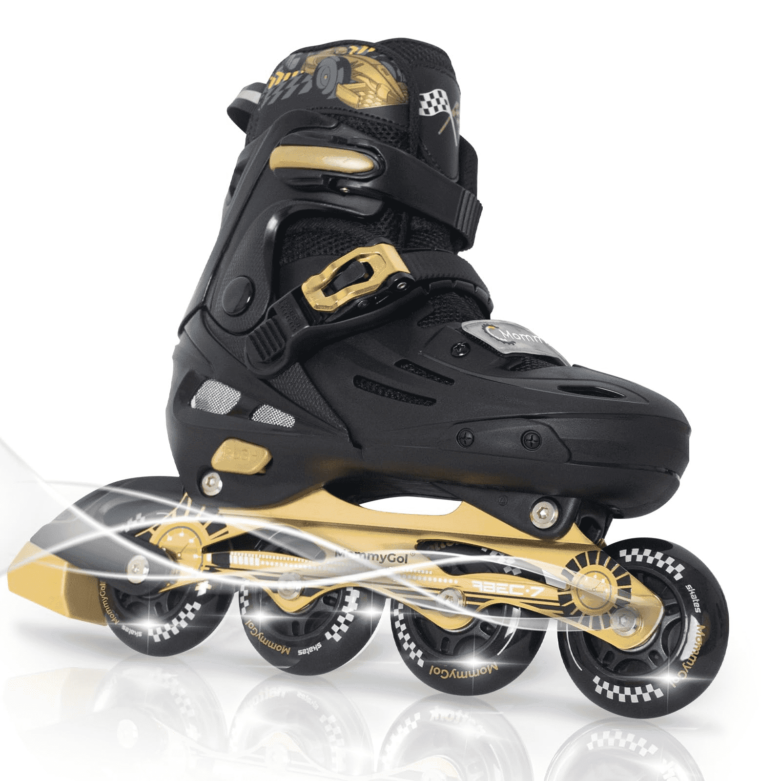 skatingmamページ MammyGol Inline Skates for Boys and Girls Youth, 4 Size