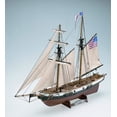 thumbnail image 1 of Mamoli MV50 Newport - Wood Plank-On-Frame Ship Model Kit -Length 520 mm (21"), Height: 350 mm (14") Scale 1/57, 1 of 4