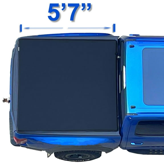 Mamoru Soft Roll Up 5'7" Truck Bed Cover Compatible for 2009-2018 Dodge Ram 1500 | 2019-2025 Dodge Ram 1500 Classic Body | 2010-2014 Dodge Ram 2500 Vinyl Tonneau Cover | Fleetside