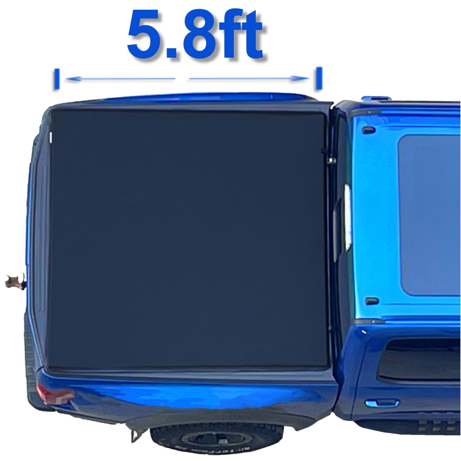Mamoru Soft Roll Up 5.8ft Truck Bed Cover Compatible for 2007-2025 Chevrolet Silverado / GMC Sierra 1500 Vinyl Tonneau Cover | Fleetside