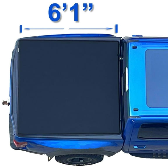 Mamoru Soft Roll Up 6'1" Truck Bed Cover Compatible for 1998-2004 Nissan Frontier Vinyl Tonneau Cover | Fleetside