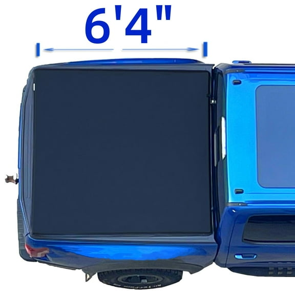 Mamoru Soft Roll Up 6'4" Truck Bed Cover Compatible for 2019-2025 Dodge Ram 1500 New Body Vinyl Tonneau Cover | Fleetside