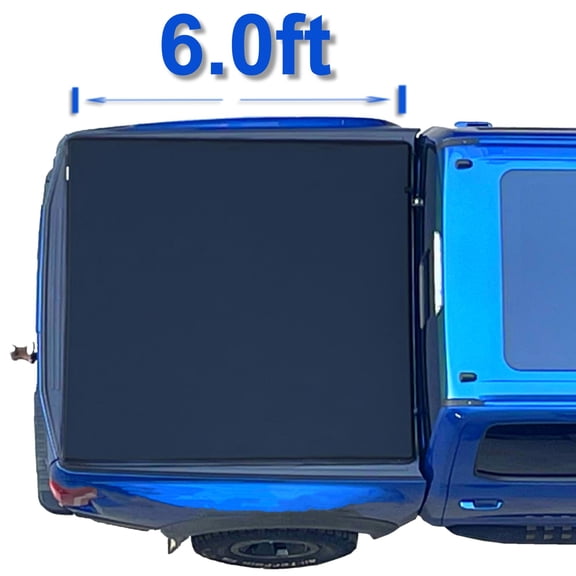 Mamoru Soft Roll Up 6' Truck Bed Cover Compatible for 2019-2024 Ford Ranger Vinyl Tonneau Cover | Fleetside
